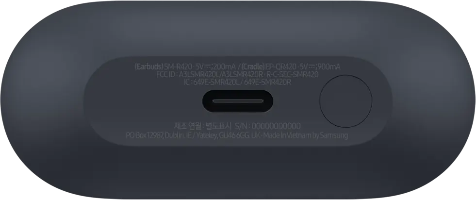 سماعات اذن لاسلكية سامسونج جالاكسي BUDS 3 FE، بلوتوث 5.4، 6 ميكروفون للمكالمات، خاصية ANC، وقت تشغيل حتى 30 ساعة، أسود، SM-R420