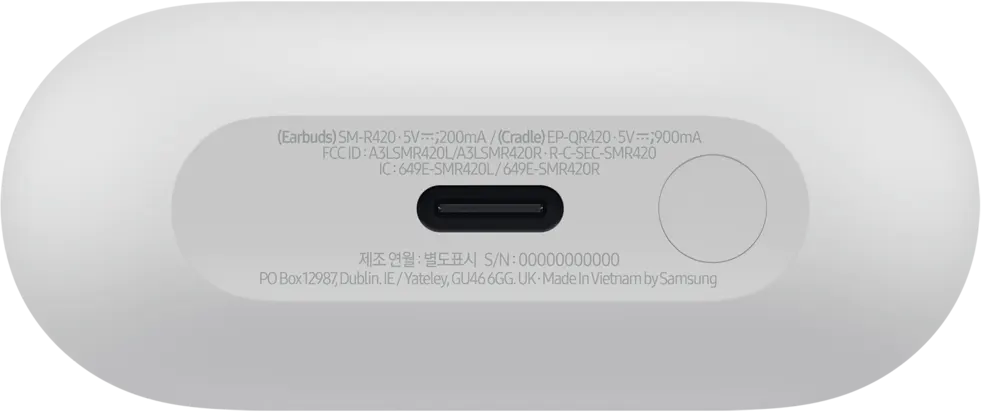 Samsung Galaxy Buds 3 FE Wireless Earbuds, Bluetooth 5.4, 6 Microphones for Calls, ANC Feature, Up to 30 Hour Playtime, Gray, SM-R420