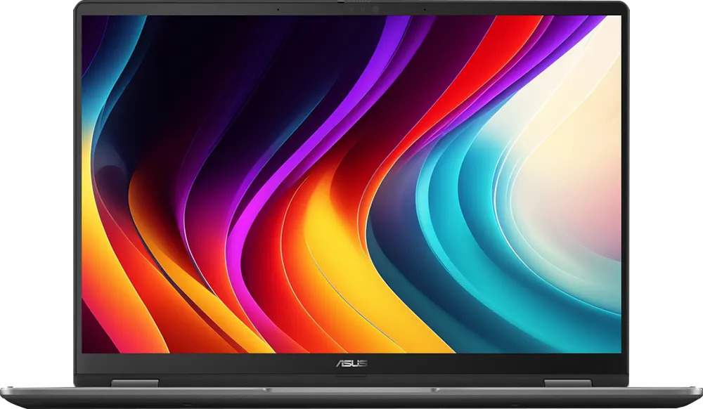 Asus VivoBook Flip 14 TP3407SA-QL039W Laptop, Intel® Core™ Ultra 7 256V, 16GB RAM, 512GB SSD, Intel® Arc™ Graphics, 14 Inch WUXGA Display, Windows 11 Home, Matte Gray