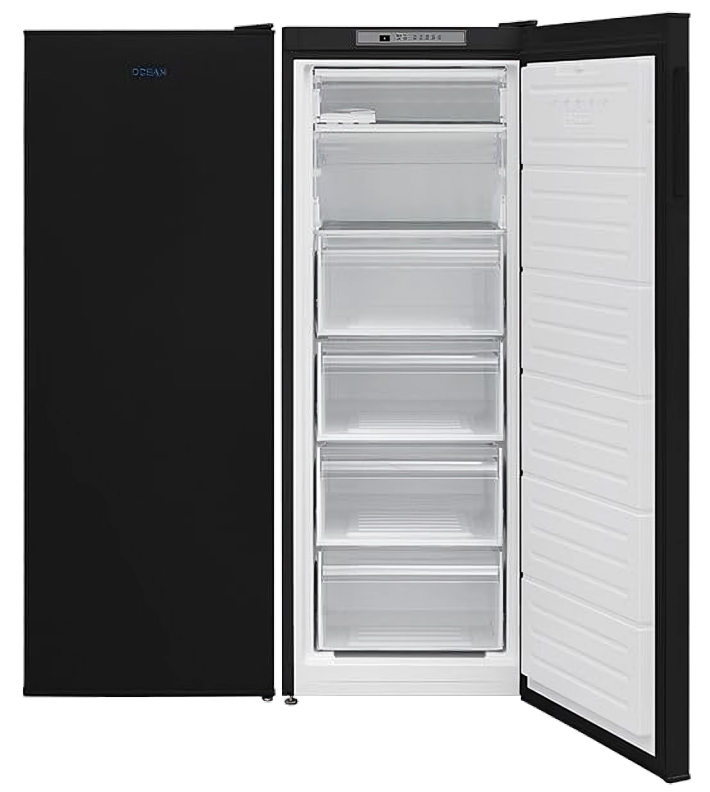 فريزر رأسى اوشن نوفروست ، 6 درج ، صناعة تركى ، أسود ، CVK316NFBA