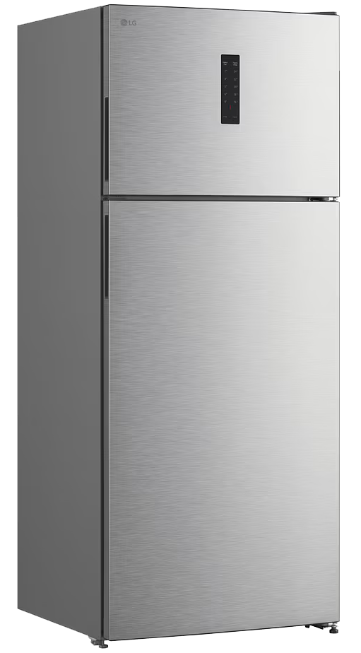 ثلاجة ال جي نوفروست ، 523 لتر ، 2 باب ، شاشة ديجيتال ، تكنولوجيا الأنفرتر ، سيلفر ، صناعة تركي ، GTF522PVAN