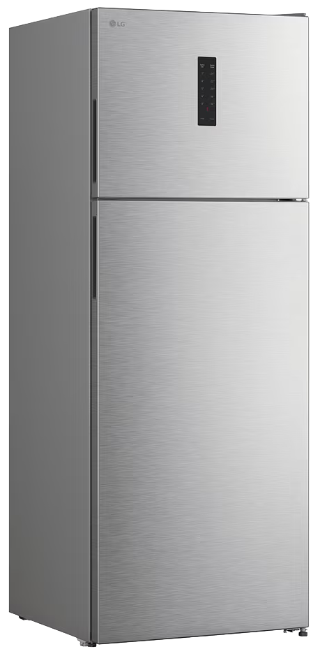 LG No Frost Refrigerator, 450 Liters, 2 Doors, Digital Display, Inverter Technology, Silver, GTF452SVAN