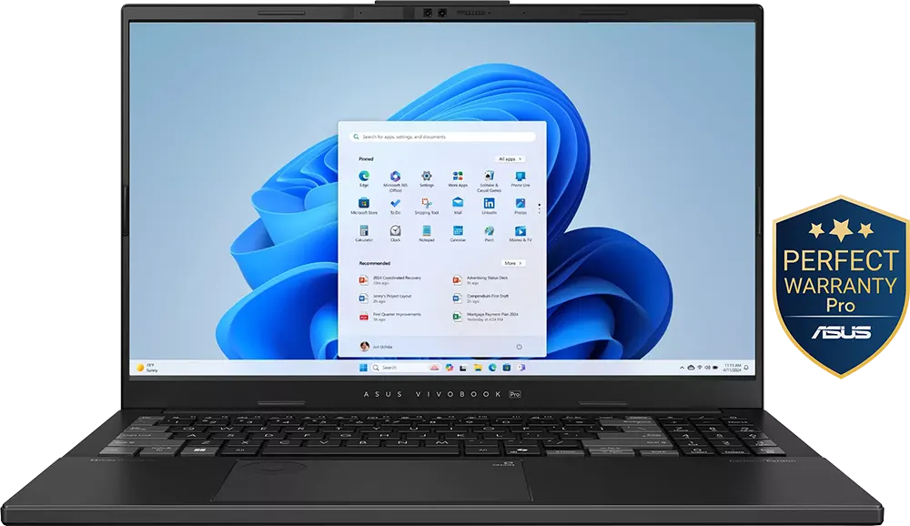 أسوس فيفوبوك برو 15 N6506CU-MA014W بمعالج إنتل كور ألترا 9 285H، ورامات 24 جيجابايت، وسعة تخزين 2 تيرابايت SSD، كارت شاشة NVIDIA® GeForce RTX 4050 بذاكرة 6 جيجابايت، وشاشة OLED مقاس 15.6 بوصة بدقة 3K، ونظام ويندوز 11 هوم، باللون الرمادي