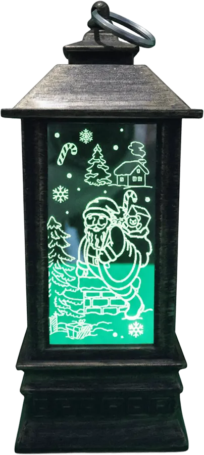 فانوس نقشة بابا نويل ، خشبي ، 276