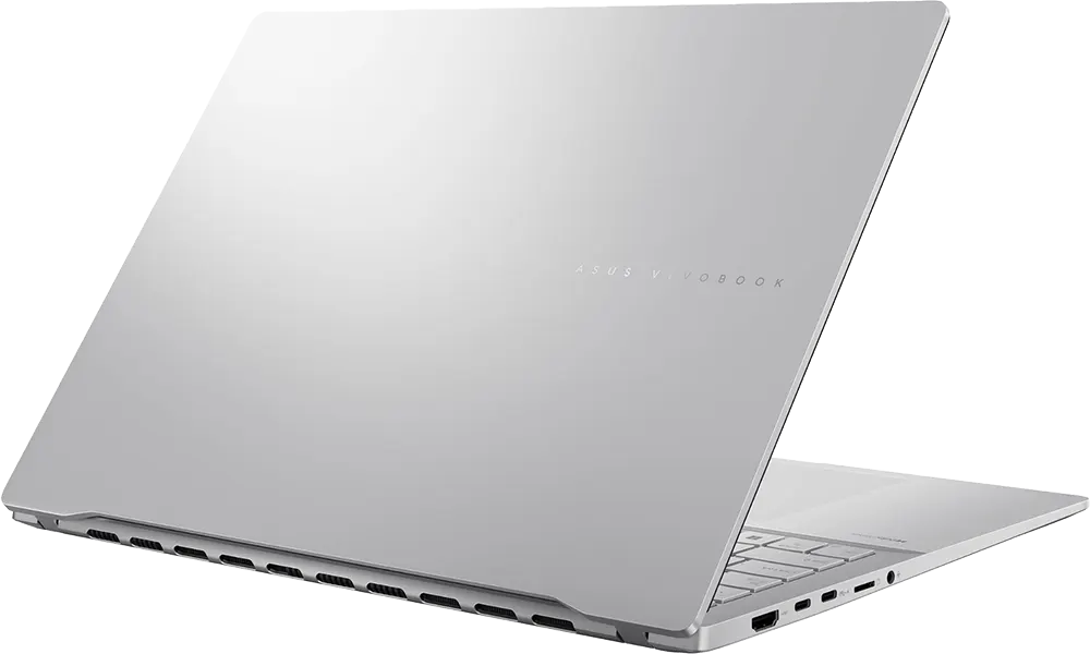 Laptop Asus VivoBook S16 OLED M5606KA-RI417W AMD Ryzen AI 7-350, 24GB RAM, 1TB SSD Hard Disk, AMD Radeon Integrated Graphics Card, 16.0" 3K OLED Display, Windows 11 Home, Cool Silver