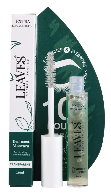 Leaves Eyelashes and Eyebrows Treatment Mascara , 10ML