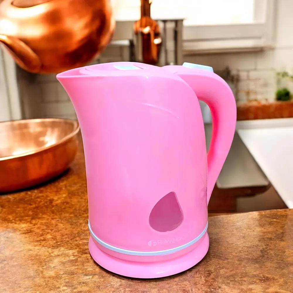 غلاية مياه كهربائية بلاستيك فلامنجو، 2 لتر، 1500 وات، ألوان متعددة، FM-1500