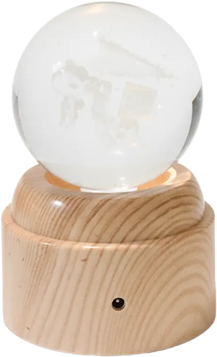 بللورة الكريسماس ، مزوده بقاعده تاتش و موتور ، 011-23