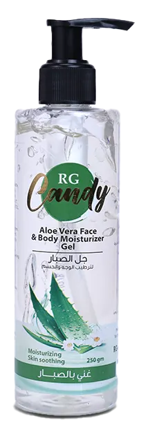 Rg Candy Aloe Vera Face & Body Moisturizer Gel, 250 Gm