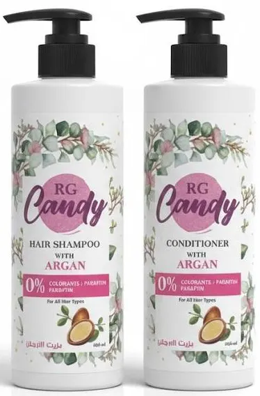 Rg Candy Hair Shampoo And Conditioner With Argan, 400l