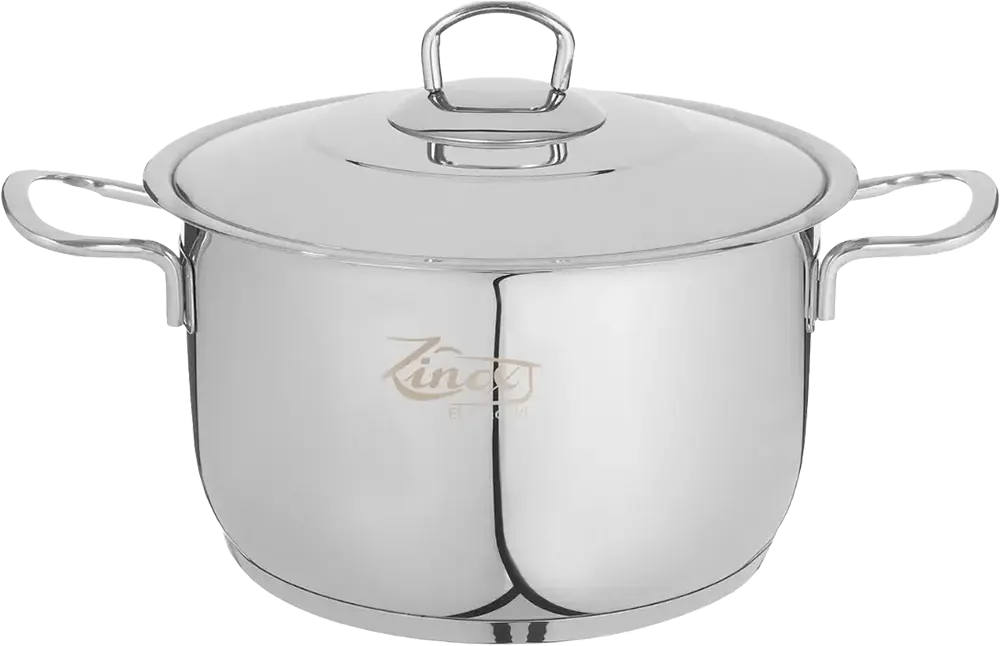 Zinox Classic Cookware Set, Stainless Steel, 10 Pieces, 5 Pots with Lids, Silver Color