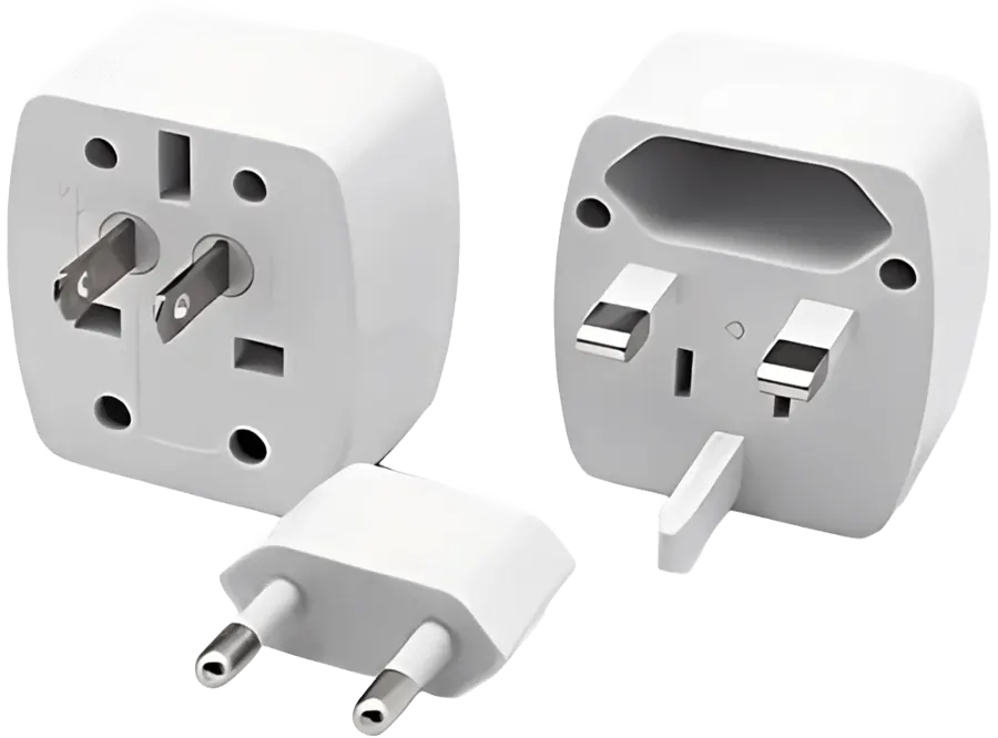 LDNIO Universal Multi-Plug Adapter, 6 Amp, White