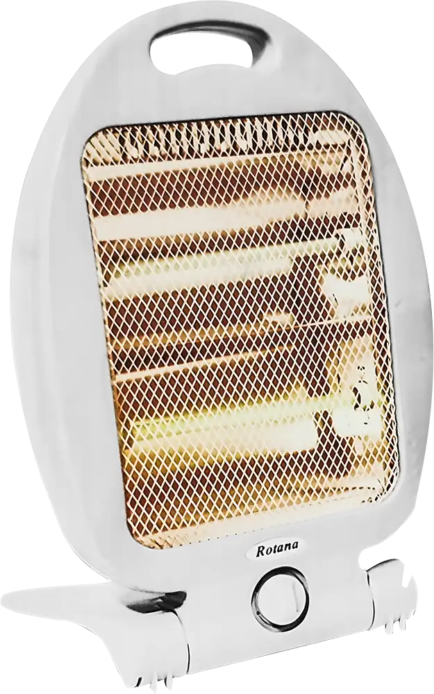 دفاية كهربائية هالوجين روتانا، 2 شمعة، 800 وات، لون أبيض، موديل AS-2