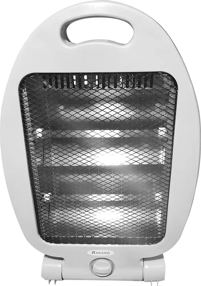 دفاية كهربائية هالوجين روتانا، 2 شمعة، 800 وات، لون أبيض، موديل AS-2