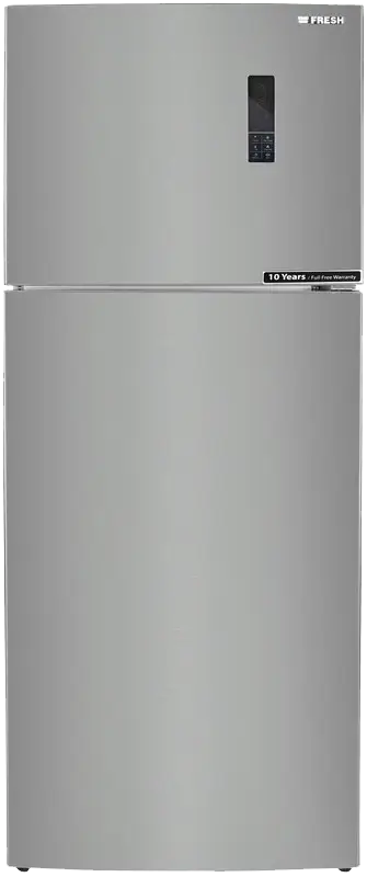 Fresh No-Frost Refrigerator, 471 Liters, 2 Doors, Digital Display, Plasma Plus, Stainless Steel, FNT-MS580YT