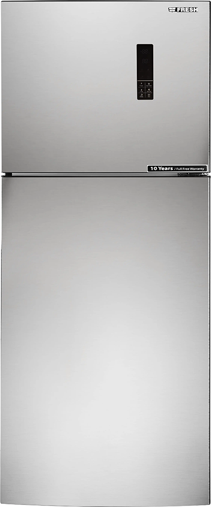 Fresh No-Frost Refrigerator, 426 Liters, 2 Doors, Digital Display, Plasma Feature, Stainless Steel, FNT-MS540YT