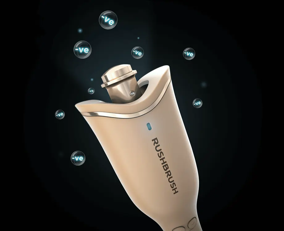 مكواة الشعر الكيرلي راش براش U1 PLUS ، تمويج اوتوماتيكي، تقنية أيونات سالبة، 4 درجات حرارة، بيج