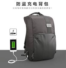 حقيبة ظهر لابتوب كينج سونز، ووتربروف، رمادي، KS3156W