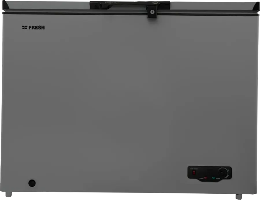 Fresh Extra Horizontal Deep Freezer, 225 Liters, De Frost Cooling and Freezing, Silver, FDF-330, Code 20450