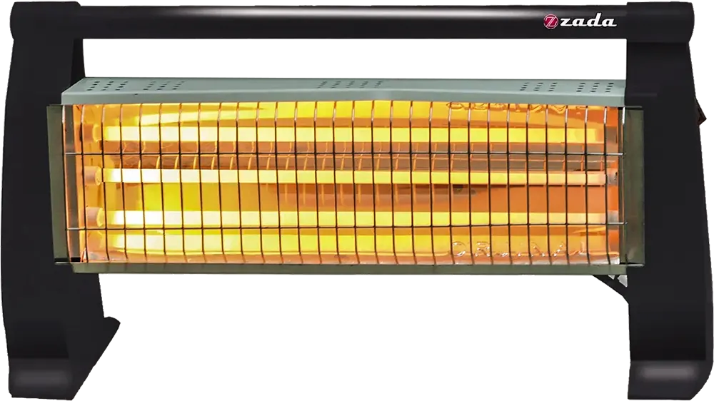 Zada Halogen Electric Heater, 3 Candles, 1800 Watts, Black Color, Model ZQH-110