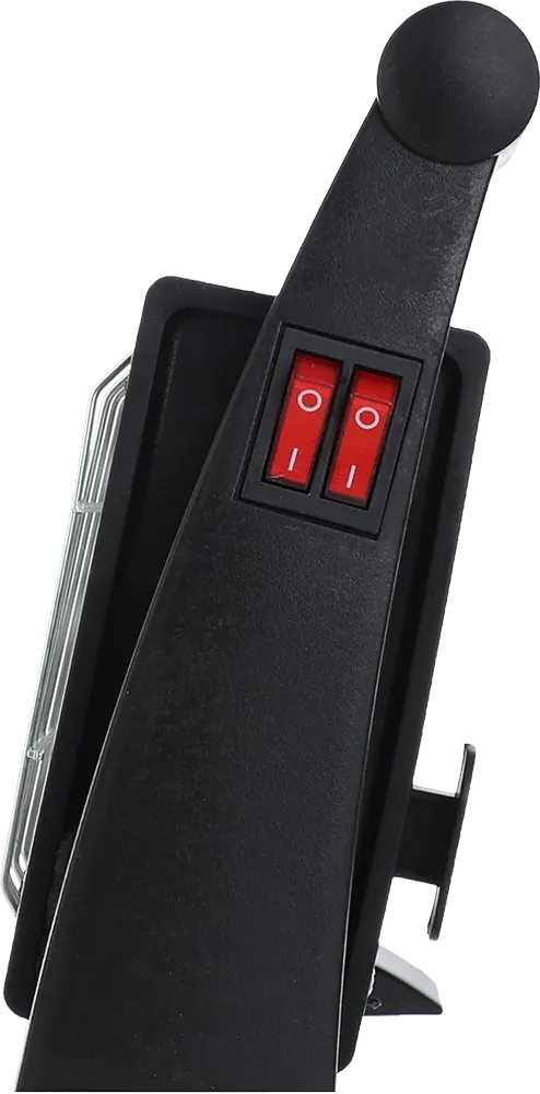 Zada Halogen Electric Heater, 3 Candles, 1800 Watts, Black Color, Model ZQH-110