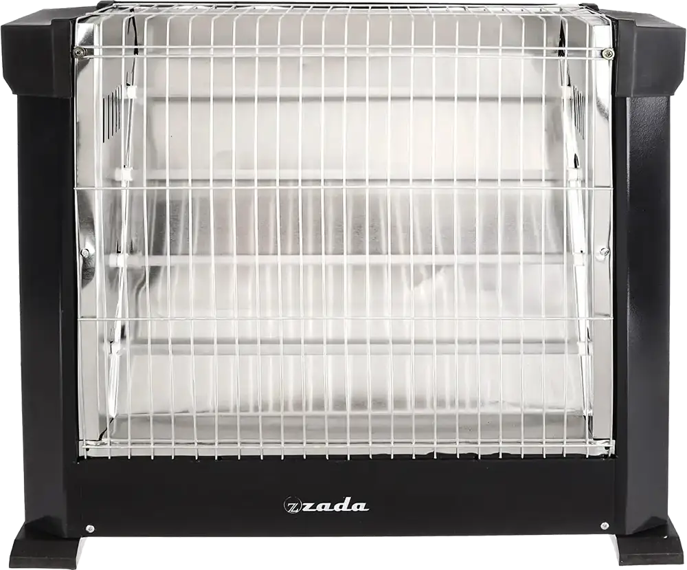 Zada Halogen Electric Heater, 4 Candles, 2200 Watts, Black , Model ZQH-180