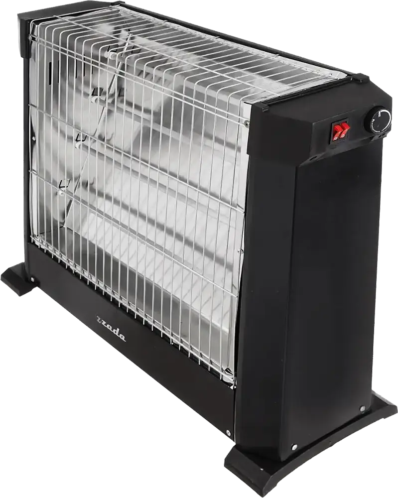 Zada Halogen Electric Heater, 4 Candles, 2200 Watts, Black , Model ZQH-180