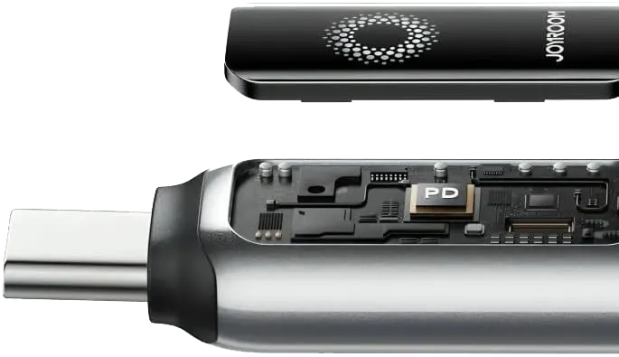 Joyroom Fast Charging and Data Transfer Cable with Auto Shut-Off, 30W, 1.2m, Type-C to Lightning, Black, S-A55