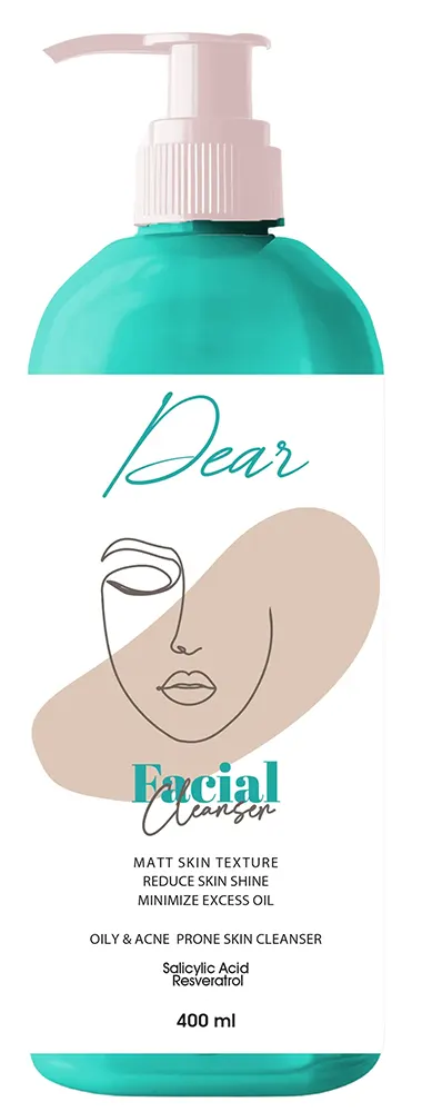 Dear Facial Cleanser For Oily & Acne Prone Skin, 400 Ml