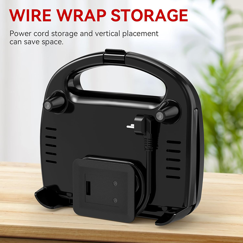 Flamingo Sandwich Maker and Waffle Maker, 800 Watts, Silver, FM-SM8001N