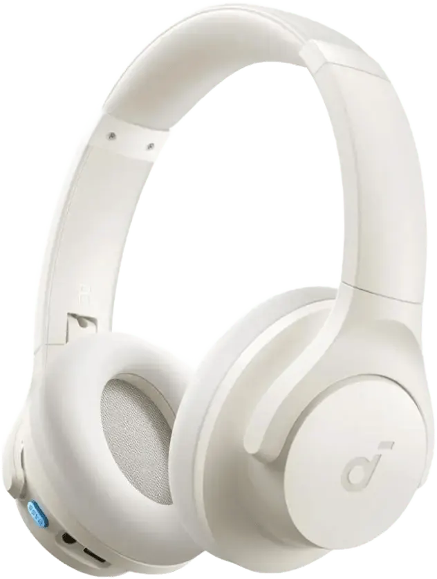 سماعة رأس لاسلكية انكر ساوندكور Q11I ،  بلوتوث 5.3 ، 5 فولت ، المدي 14 متر ، ميكروفون للمكالمات ، أبيض ، A3005H21