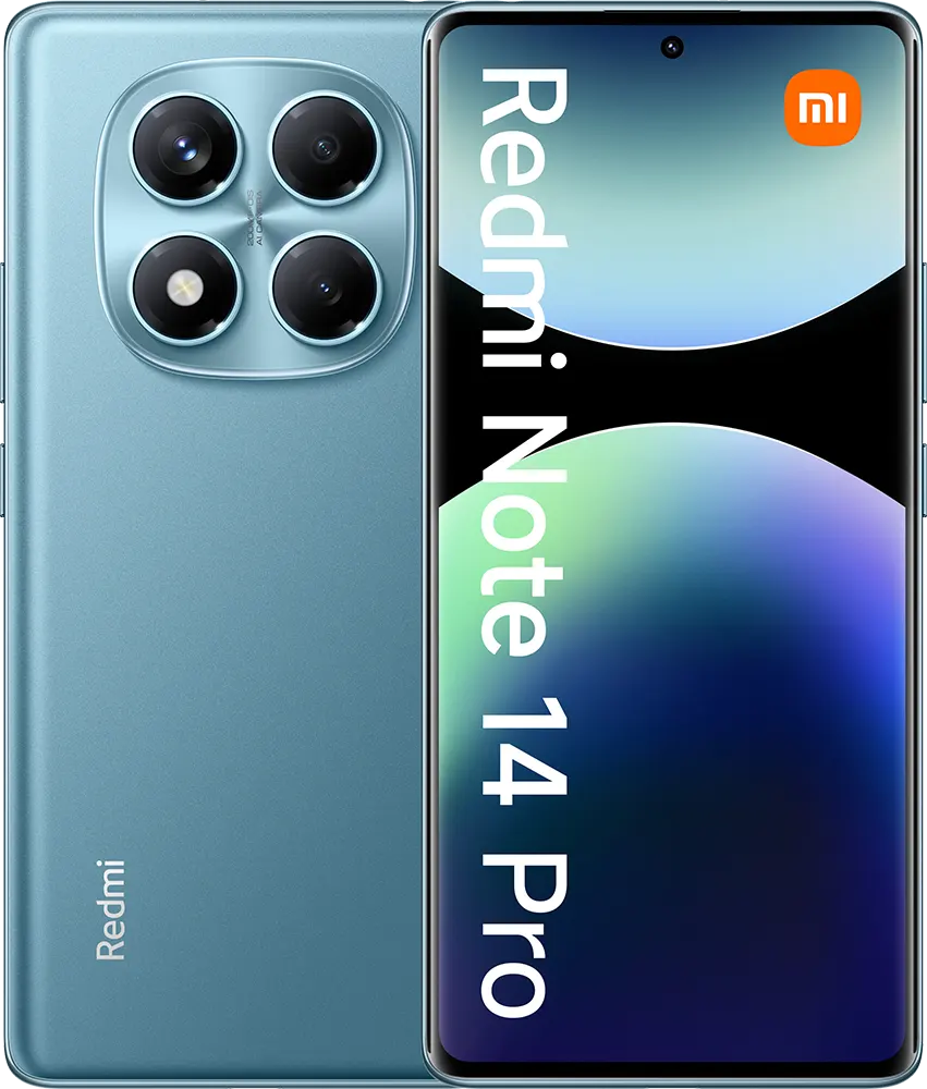 Redmi Note 14 Pro Dual SIM, 512GB Memory, 12GB RAM, 4G LTE, Ocean Blue