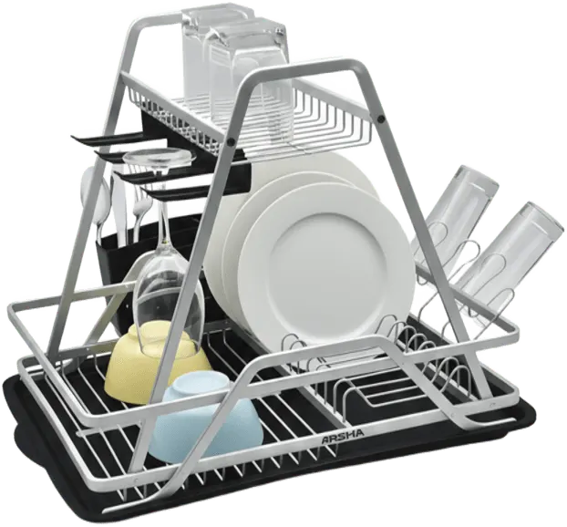 Arshia dish rack, 2 tiers, metal