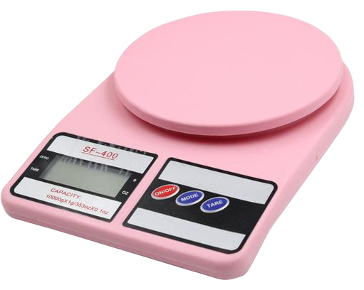 Kitchen Scale10 kg , Digital Display, AA Battery Operated, Multiple colors , Model SF-400