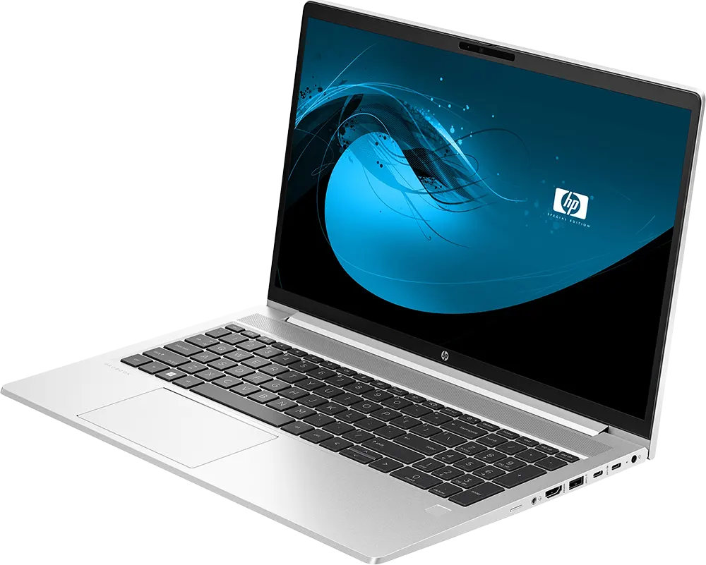 لاب توب اتش بي بروبوك 450 G10 انتل كور I7-1355U، رامات 16 جيجابايت، هارد ديسك 512 جيجابايت اس اس دي، شاشة 15.6 بوصة فول اتش دي ، كارت شاشة انتل Iris Xe، دوس، فضي