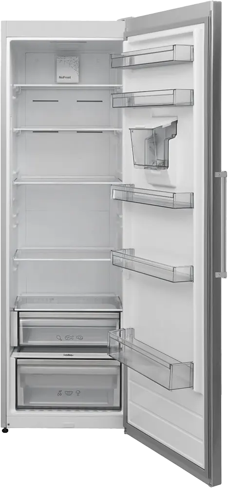 ثلاجة وايت بوينت نوفروست باب واحد، 380 لتر، شاشة ديجيتال، حنفية مياه، استانليس، WPR375DWDVX