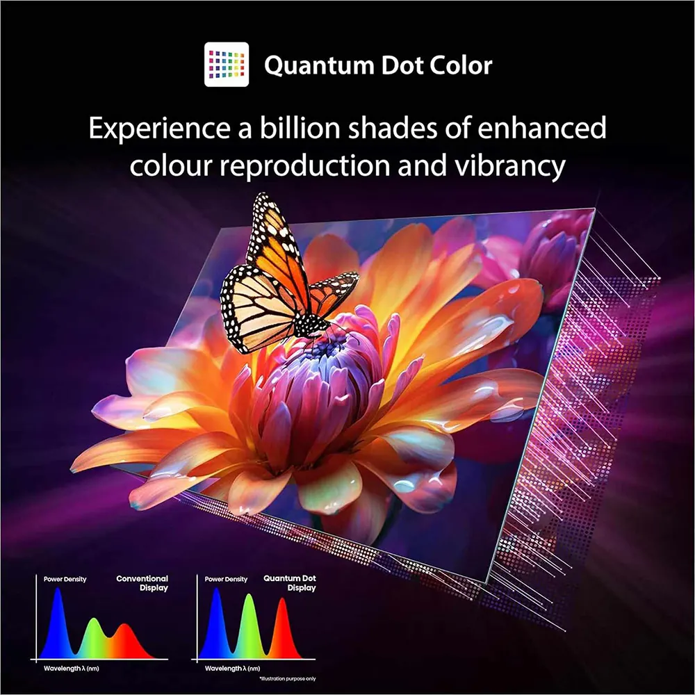 شاشة سمارت توشيبا، 65 بوصة، دقة 4K، من نوع QLED، ريسيفر داخلى، 65M450RP