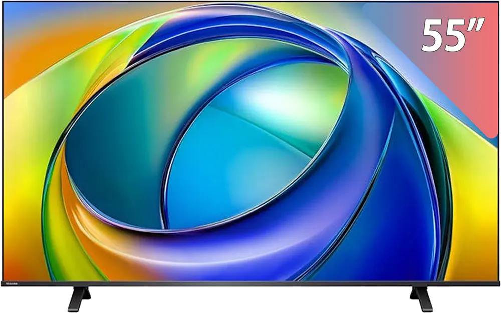 شاشة سمارت توشيبا، 55 بوصة، دقة 4K Ultra HD، من نوع LED، ريسيفر داخلى، 55C350RP