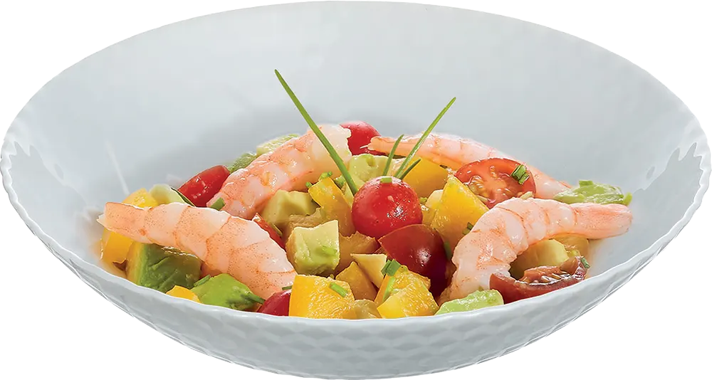 طبق غويط اركوبال لومينارك بامبيل، حجم 20 سم، لون أبيض، موديل 4645