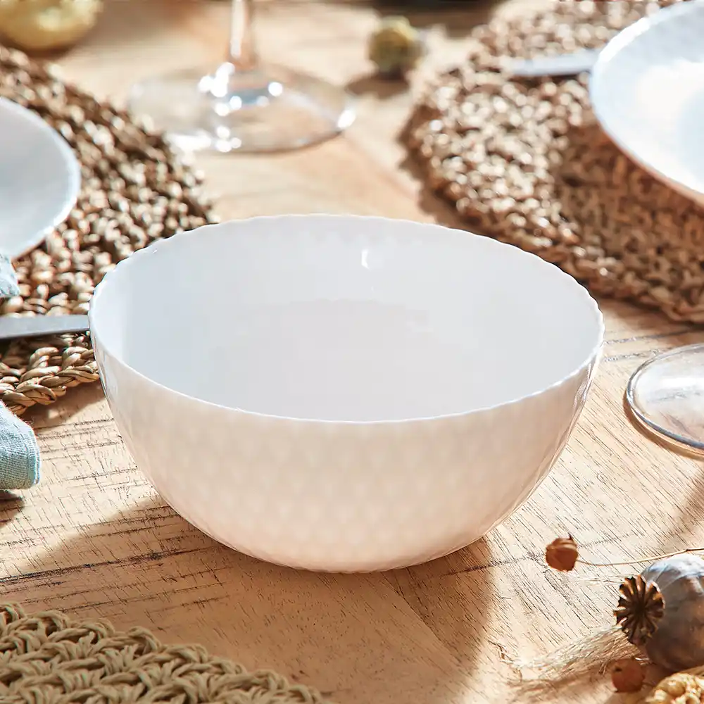 Arcopal Luminarc Pampille bowl, 13 cm, White, model 4659