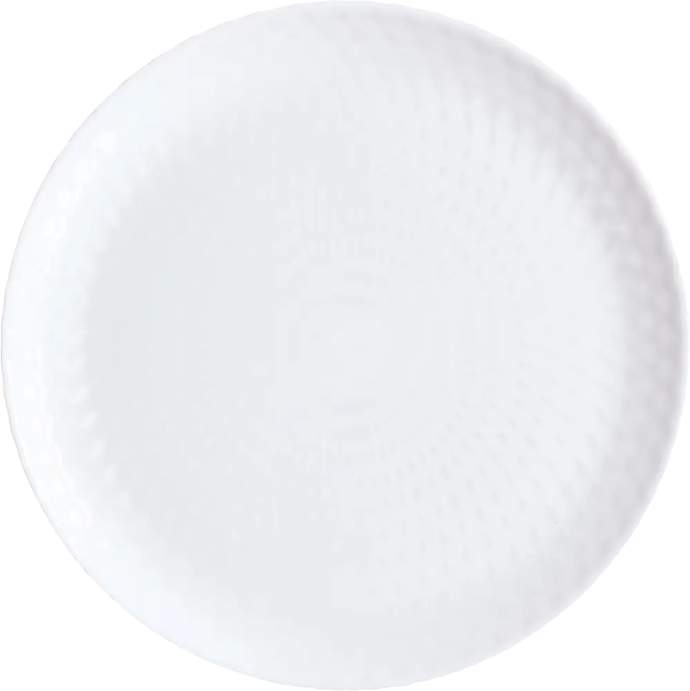 طبق مسطح اركوبال لومينارك بامبيل، حجم 25 سم، لون أبيض، موديل 4655