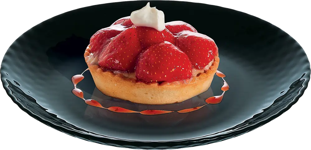 طبق مسطح اركوبال لومينارك بامبيل، حجم 19 سم، لون أسود، موديل 4620