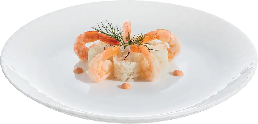 طبق مسطح اركوبال لومينارك بامبيل، حجم 19 سم، لون أبيض، موديل 4658