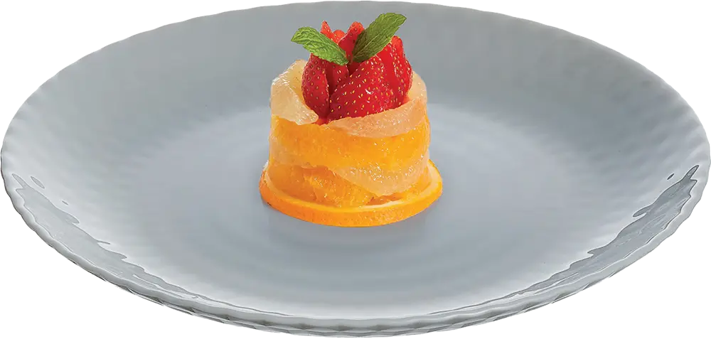 طبق مسطح اركوبال لومينارك بامبيل، حجم 19 سم، لون رمادي، موديل 4646