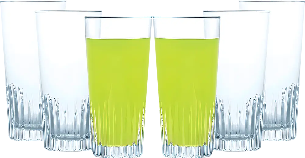 طقم شوب لومينارك اسكتلاندي، مكون من 6 قطع ، 330 مللي، شفاف، N-0763