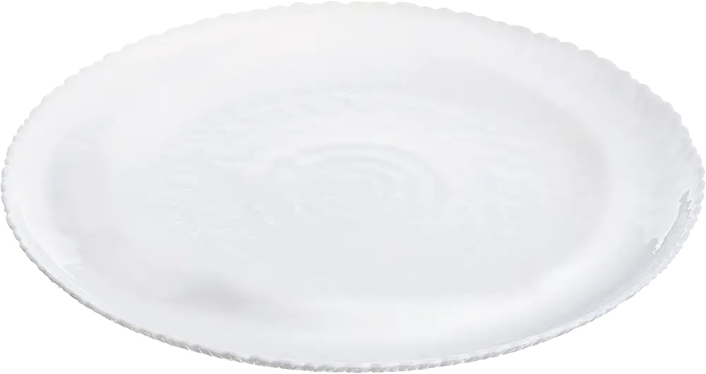 Arcopal Luminarc Ammonite Flat Dessert Plate, 19.5 cm, White