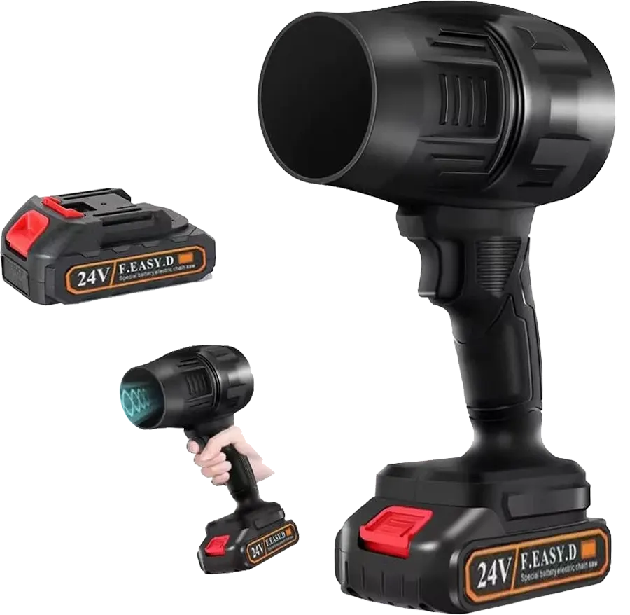 Handao rechargeable air blower, 24V battery, black