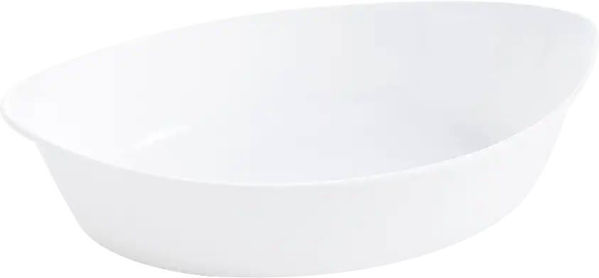 Arcopal Luminarc Carine Heat-Resistant Casserole, 23*38 cm, White, Model N3486