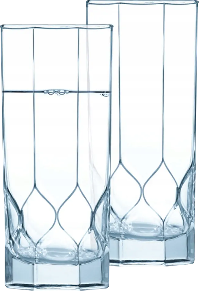 طقم شربات اوكتيم دايموند لومينارك ، مكون من 6 شوب ، شفاف