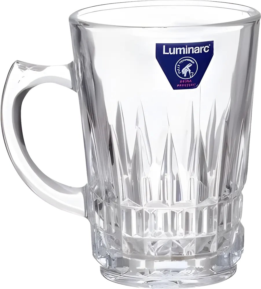 طقم مجات زجاج لومينارك امبراطور ، 6 قطع، سعة 230 ملي، لون شفاف، CL23